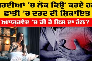 Winter Chest Pain: ਸਰਦੀਆਂ ’ਚ ਲੋਕ ਕਿਉਂ ਕਰਦੇ ਹਨ ਛਾਤੀ ’ਚ ਦਰਦ ਦੀ ਸ਼ਿਕਾਇਤ, ਆਯੁਰਵੇਦ ’ਚ ਇਸਦਾ ਕੀ ਹੈ ਹੱਲ?