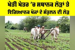 Agriculture Local Needs: ਖੇਤੀ ਖੇਤਰ ’ਚ ਸਥਾਨਕ ਲੋੜਾਂ ਤੇ ਵਿਗਿਆਨਕ ਖੋਜਾਂ ਦੇ ਸੰਤੁਲਨ ਦੀ ਲੋੜ