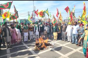 Nationwide Strike India: ਦੇਸ਼ ਵਿਆਪੀ ਹੜਤਾਲ ਤਹਿਤ ਪਾਤੜਾਂ ’ਚ ਵਿਸ਼ਾਲ ਰੋਸ ਪ੍ਰਦਰਸ਼ਨ, ਮੋਦੀ ਤੇ ਟਰੰਪ ਦੇ ਫੂਕੇ ਪੁਤਲੇ