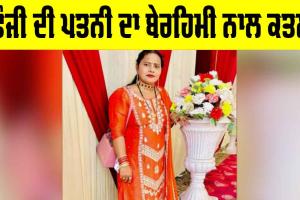 Crime News: ਫੌਜੀ ਦੀ ਪਤਨੀ ਦਾ ਬੇਰਹਿਮੀ ਨਾਲ ਕਤਲ, ਹਮਲਾਵਰ ਫਰਾਰ